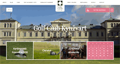 Desktop Screenshot of golfkynzvart.cz