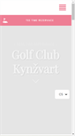 Mobile Screenshot of golfkynzvart.cz