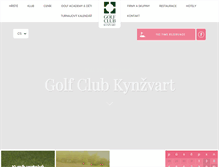 Tablet Screenshot of golfkynzvart.cz